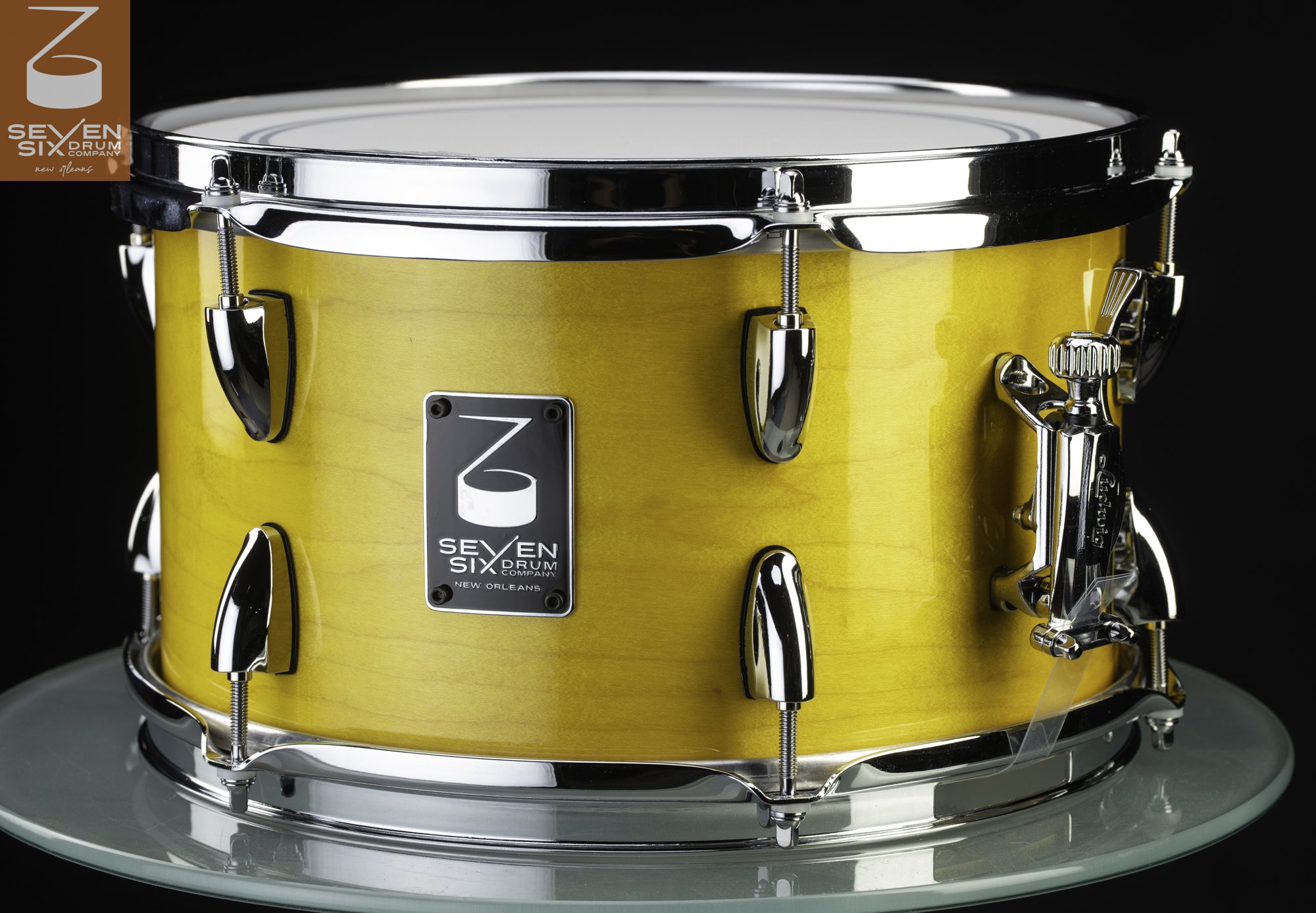 The Golden Maple UltraThin Reso Series Custom Side Snare Drum