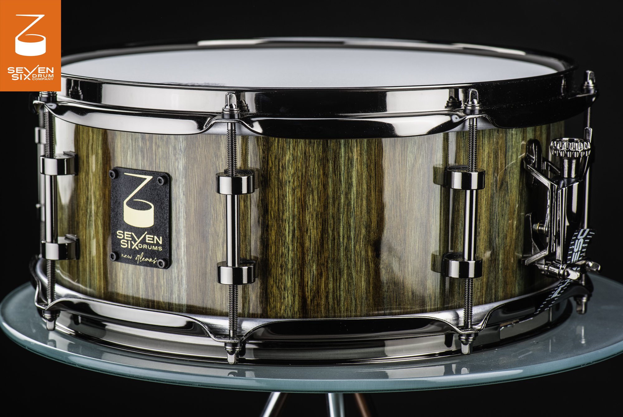 The Green Canary 13" Custom Snare Drum